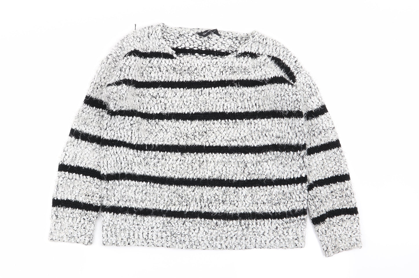 Miss Selfridge Womens Multicoloured Striped  Pullover Jumper Size 8