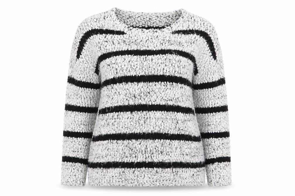 Miss Selfridge Womens Multicoloured Striped  Pullover Jumper Size 8