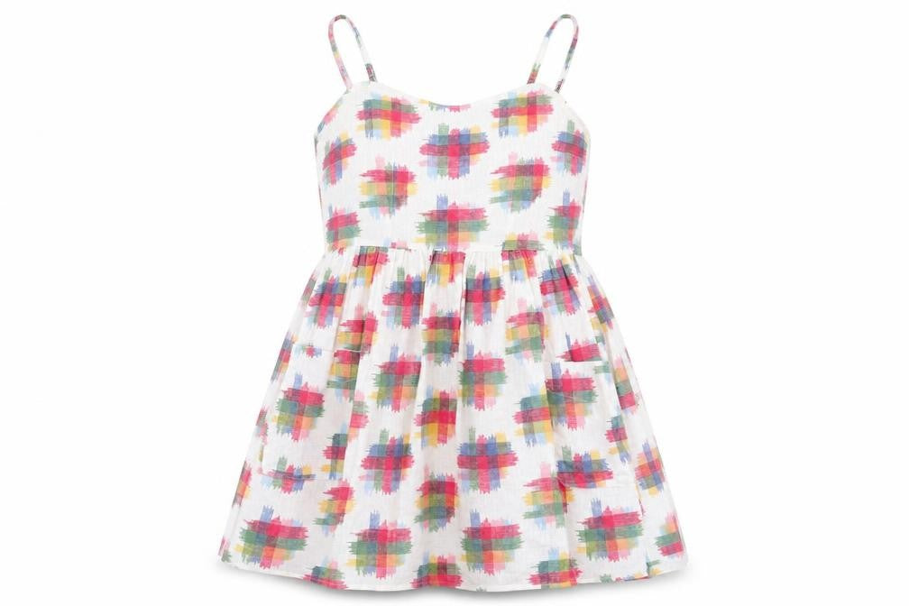 Topshop Womens Multicoloured Check  Basic Tank Size 8