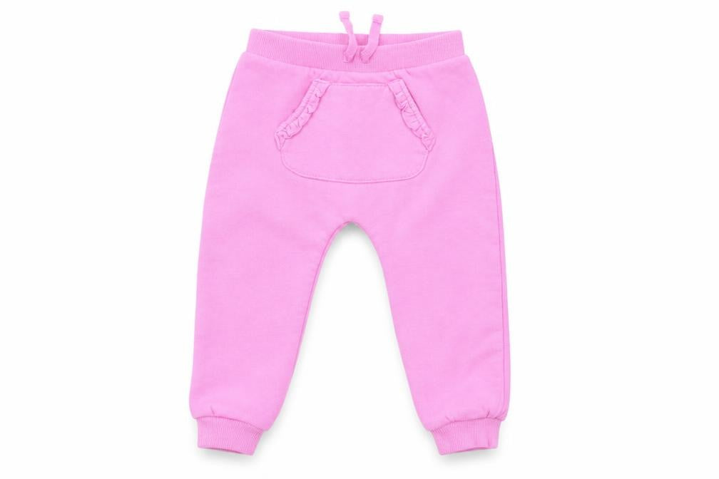 Asda George Girls Pink   Jogger Trousers Size 12-18 Months