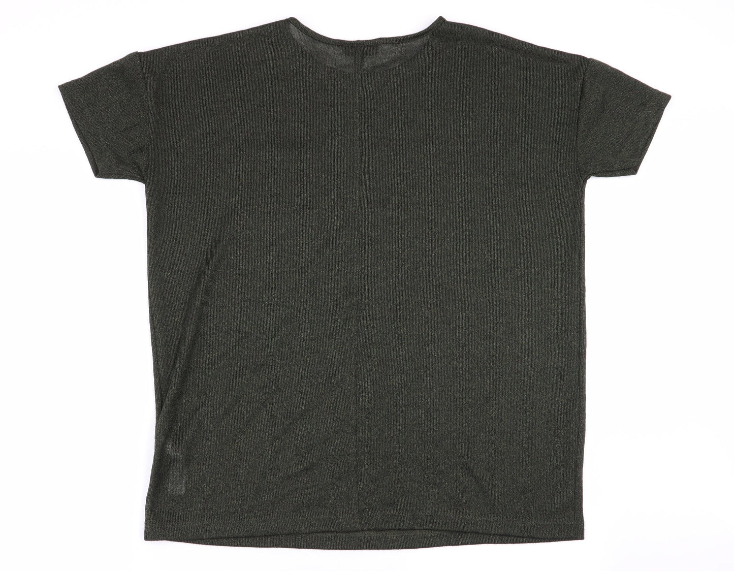 Topshop Womens Green   Basic T-Shirt Size 10