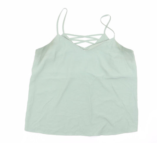 New Look Womens Green   Basic Blouse Size 12