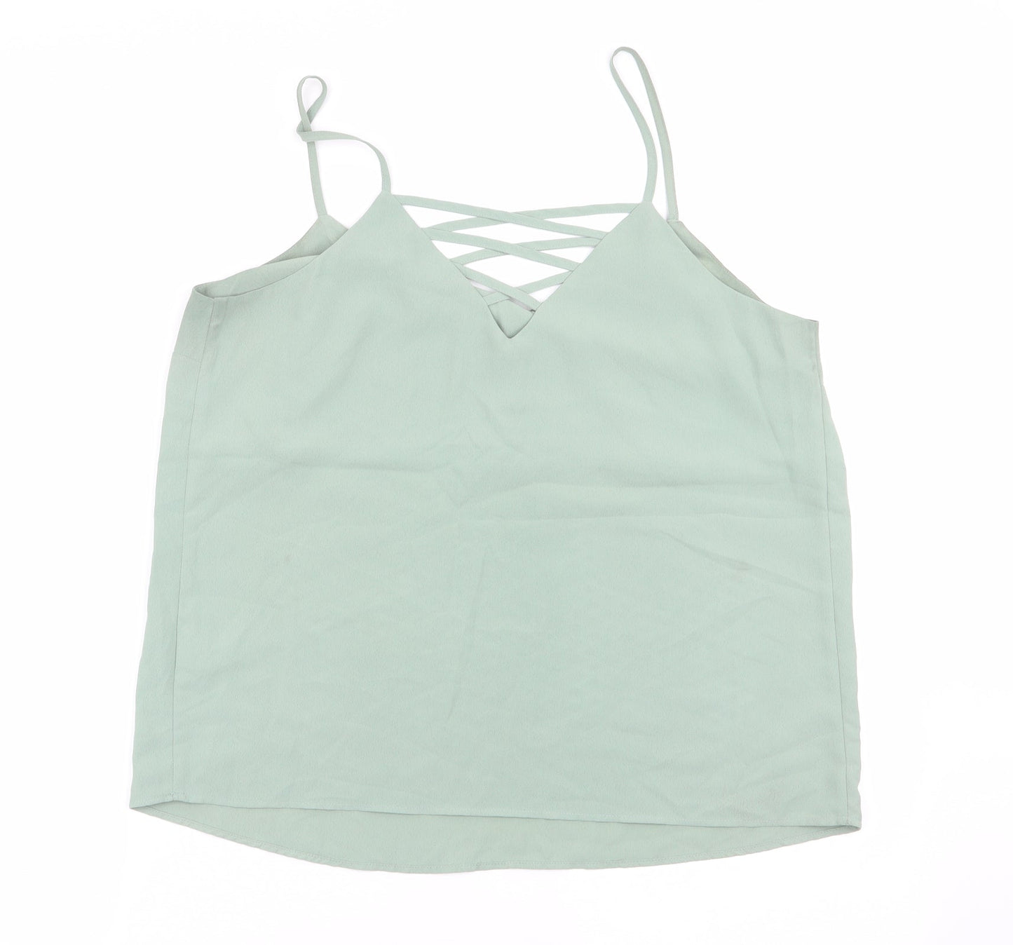 New Look Womens Green   Basic Blouse Size 12