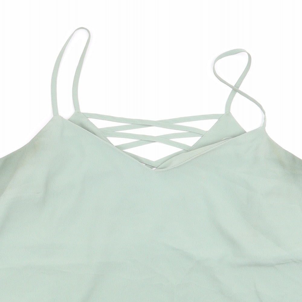 New Look Womens Green   Basic Blouse Size 12
