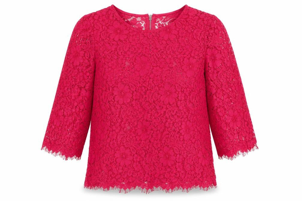 New Look Womens Red Floral  Basic Blouse Size 12