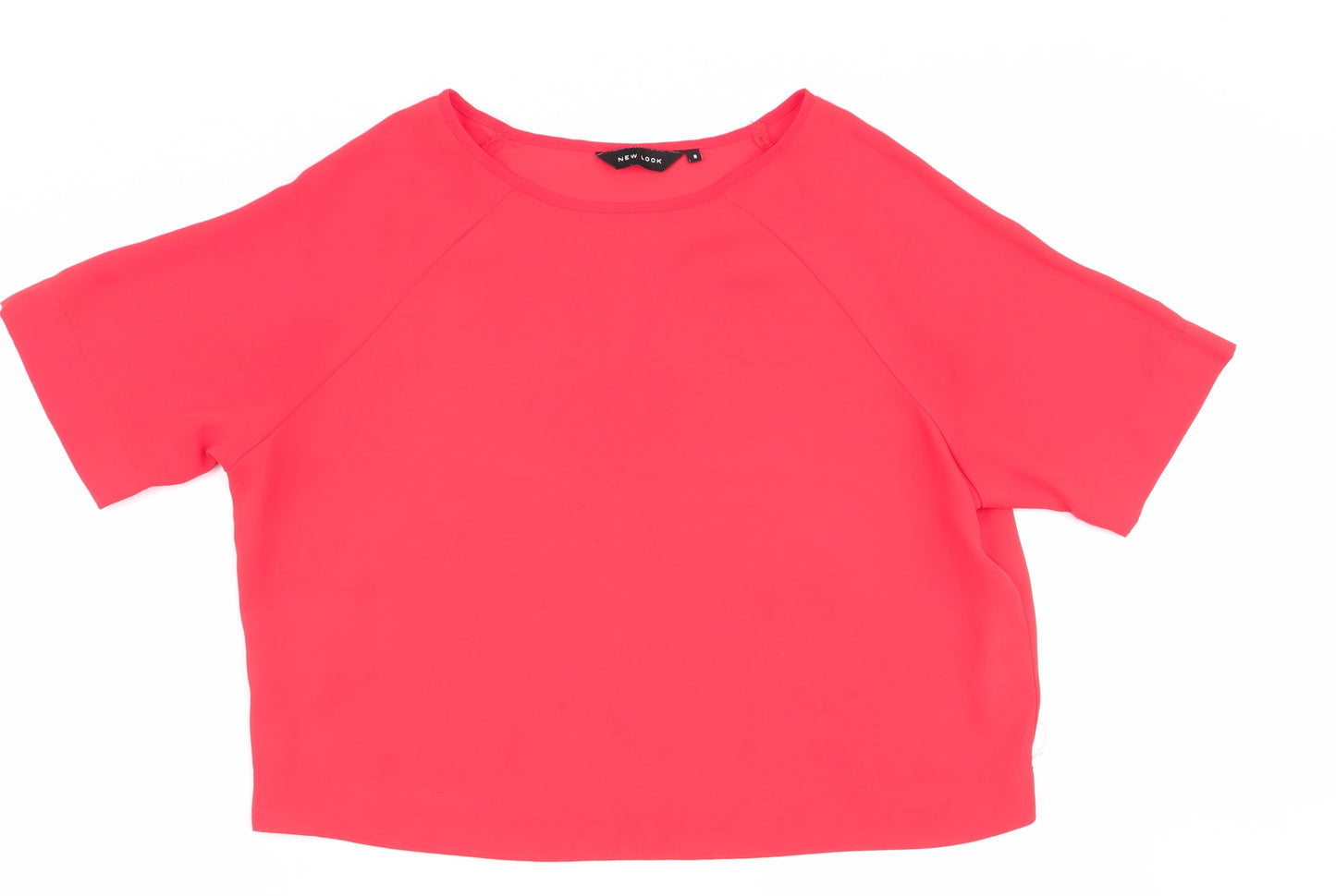 New Look Womens Orange   Basic Blouse Size 8