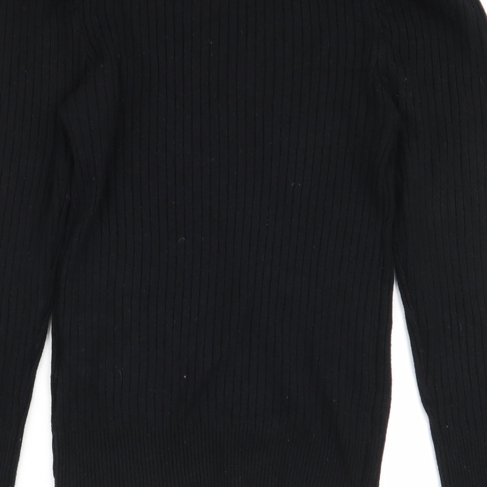 in vogue Womens Black   Basic T-Shirt Size S