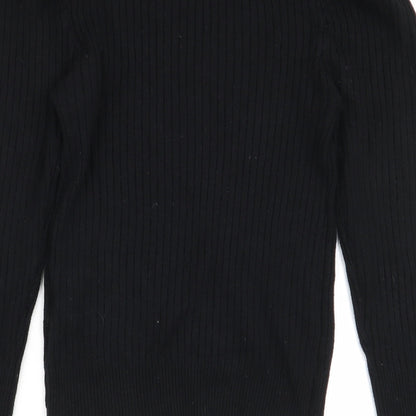 Preloved in vogue Womens Black   Basic T-Shirt Size S - Label