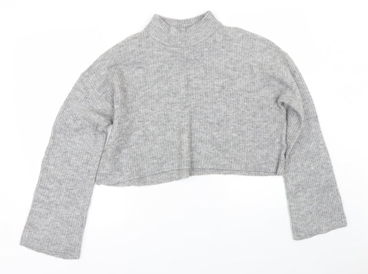 H&M Womens Grey   Pullover Jumper Size S