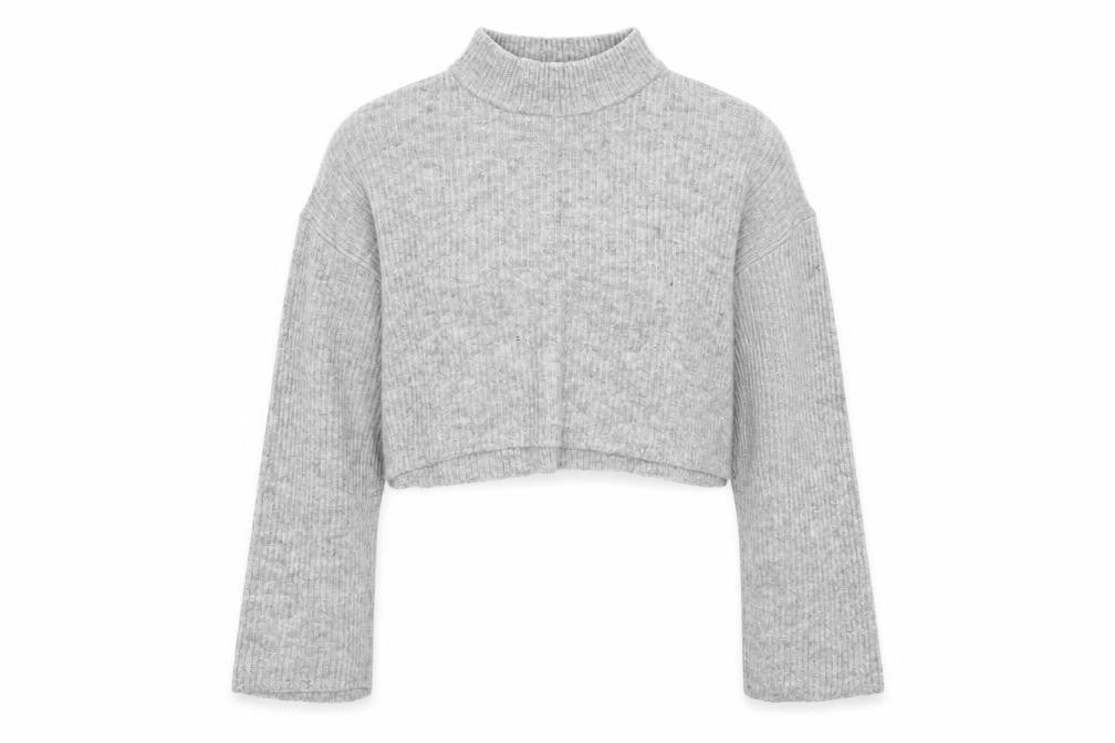 H&M Womens Grey   Pullover Jumper Size S