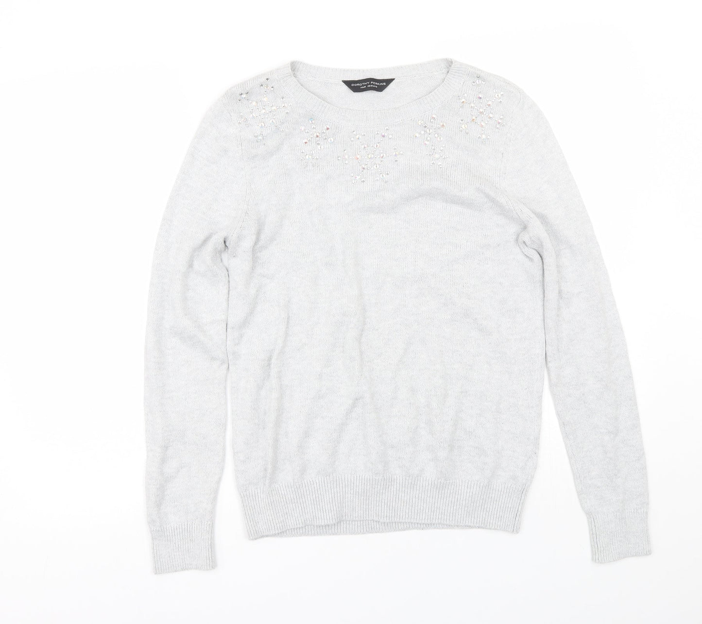 Dorothy Perkins Womens Grey   Pullover Jumper Size 14