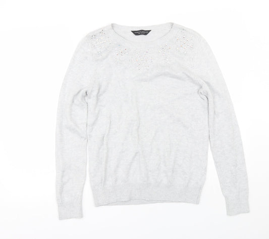 Dorothy Perkins Womens Grey   Pullover Jumper Size 14