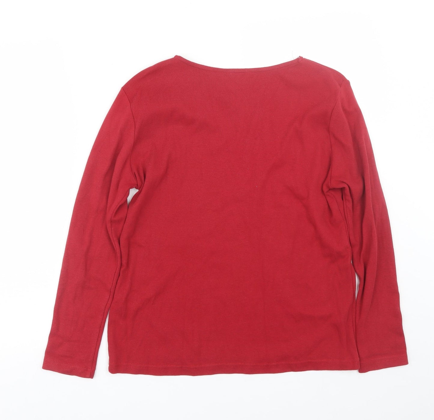 Anna rose Womens Red   Basic T-Shirt Size M