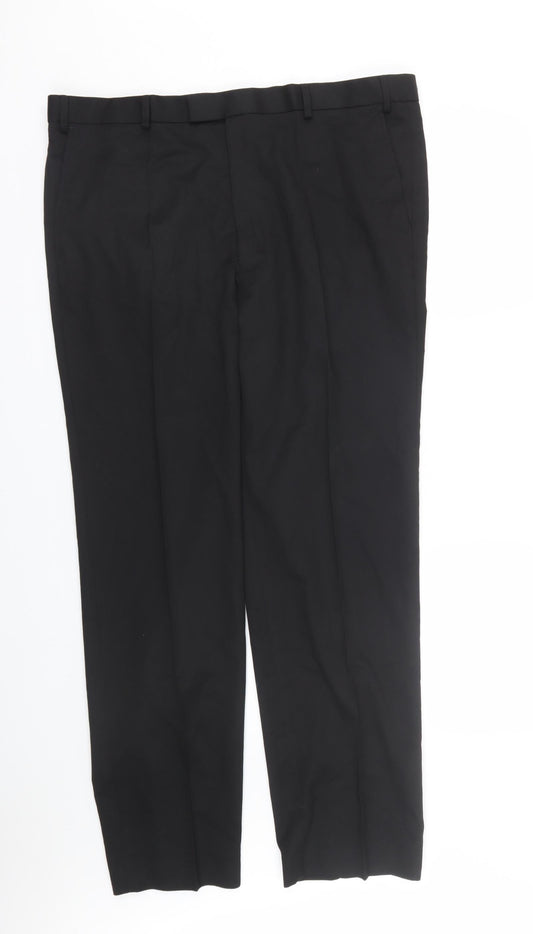 M&S Womens Black   Trousers  Size 40 L30 in