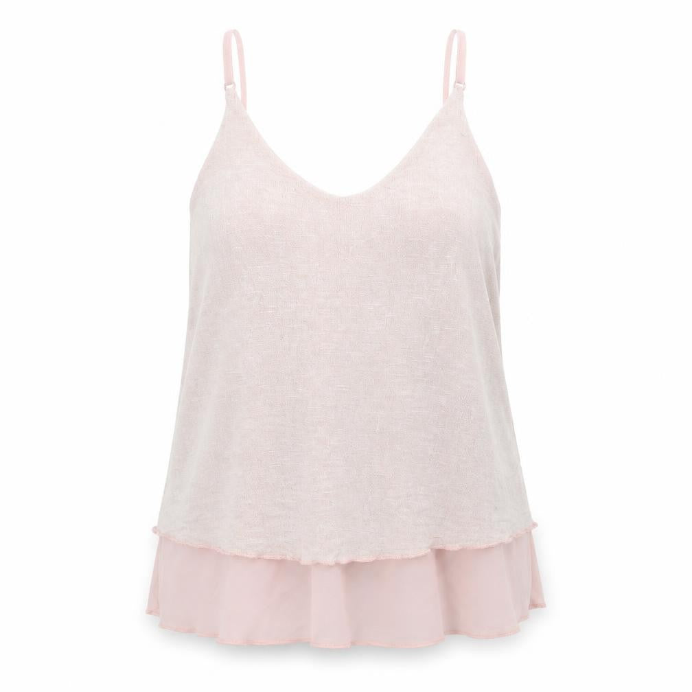 Preworn Womens Pink   Basic Tank Size M