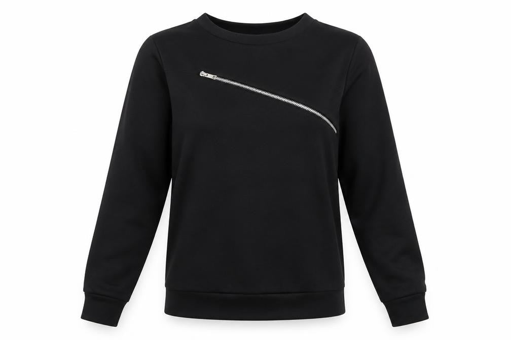 Miss Pap Womens Black   Pullover Jumper Size S