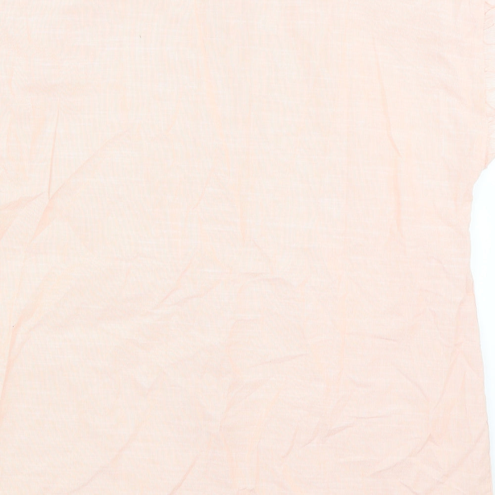 Nutmeg Womens Pink   Basic Button-Up Size 16