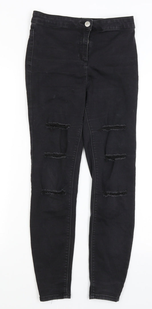 Papaya Womens Black   Skinny Jeans Size 10 L26 in