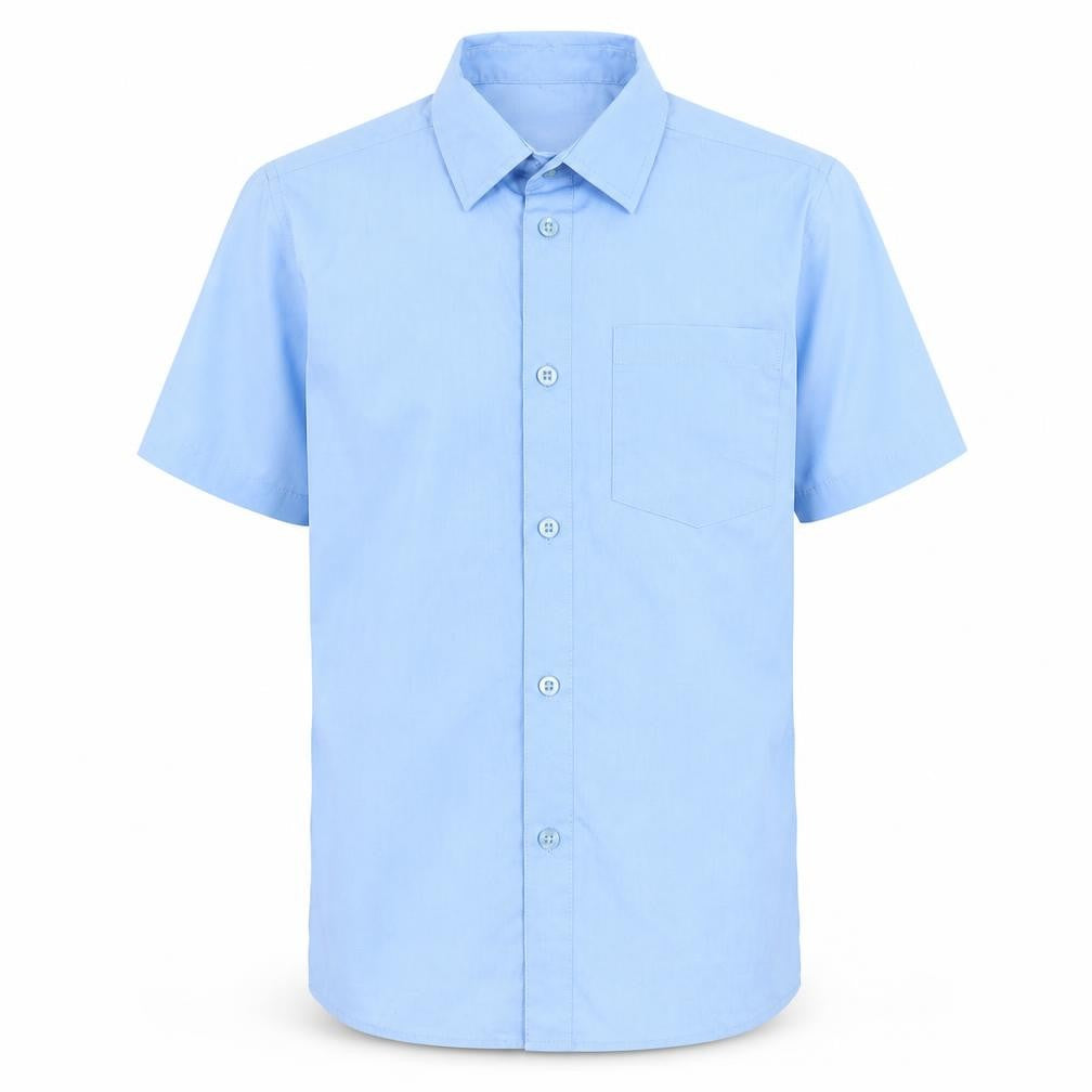 TU Boys Blue   Basic Button-Up Size 9 Years