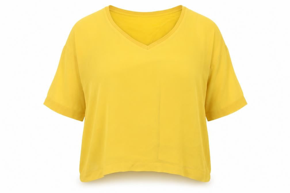F&F Womens Yellow   Basic Blouse Size 12