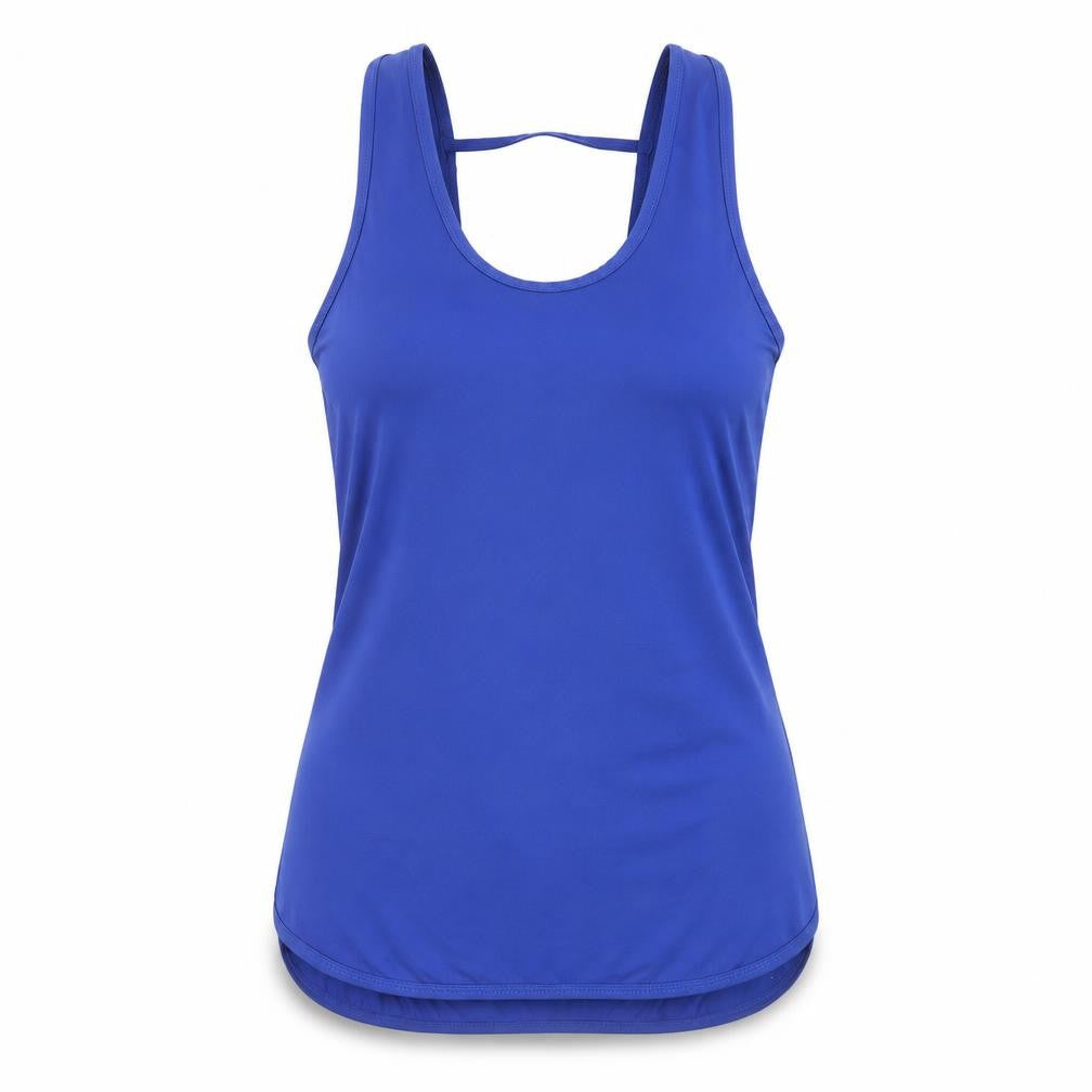 Race at Your Pace Womens Blue   Basic Tank Size L