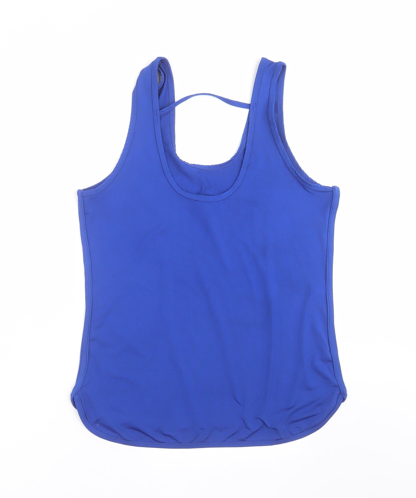 Race at Your Pace Womens Blue   Basic Tank Size L