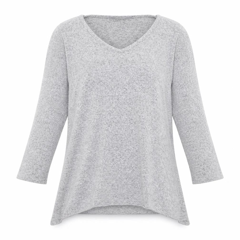 COIN 1804 Womens Grey  Knit Pullover Jumper Size M