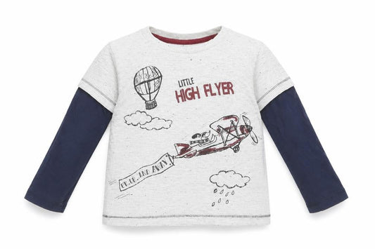 Matalan Boys Grey   Basic T-Shirt Size 18-24 Months  - high flyer
