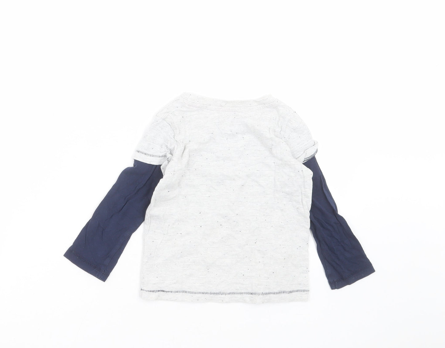 Matalan Boys Grey   Basic T-Shirt Size 18-24 Months  - high flyer