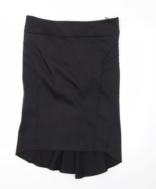 RIVER  ISLAND  Womens Black   A-Line Skirt Size 34