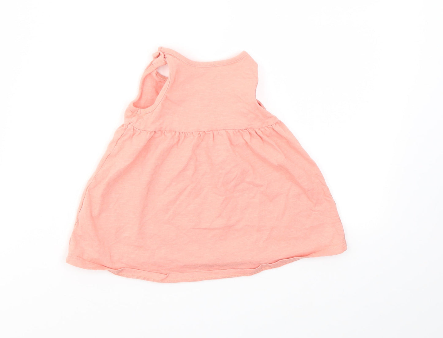 Nutmeg Girls Pink   Basic T-Shirt Size 3-6 Months