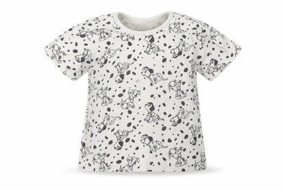 George Girls Grey Animal Print  Basic T-Shirt Size 9-12 Months