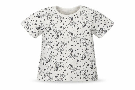 George Girls Grey Animal Print  Basic T-Shirt Size 9-12 Months