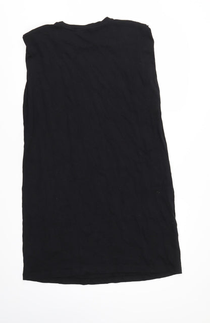 Preloved F&F Womens Black   Fit & Flare  Size 14 - Back