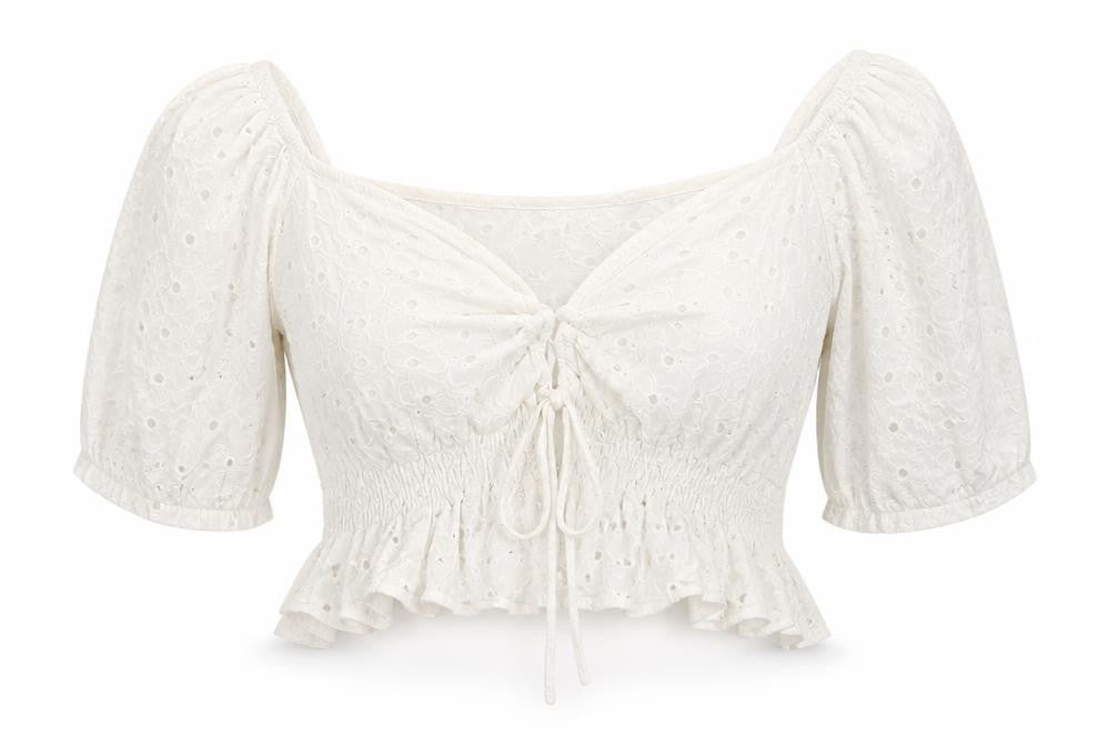 In the Style Womens White   Basic T-Shirt Size 16
