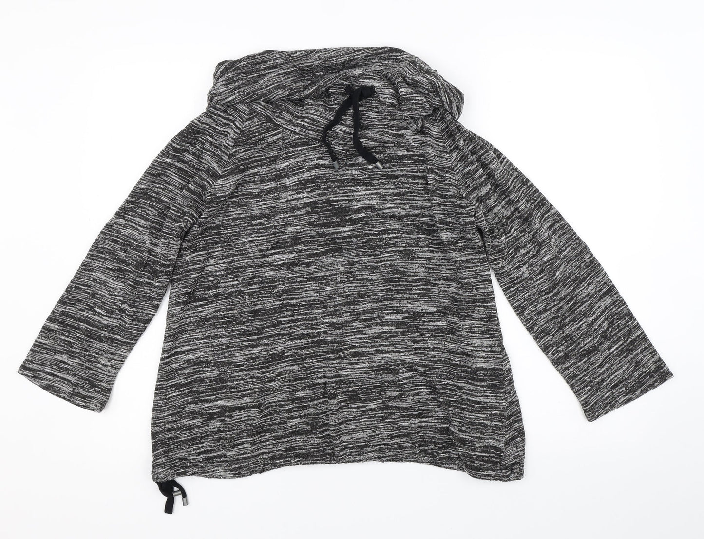Peacocks Womens Grey   Pullover Jumper Size L