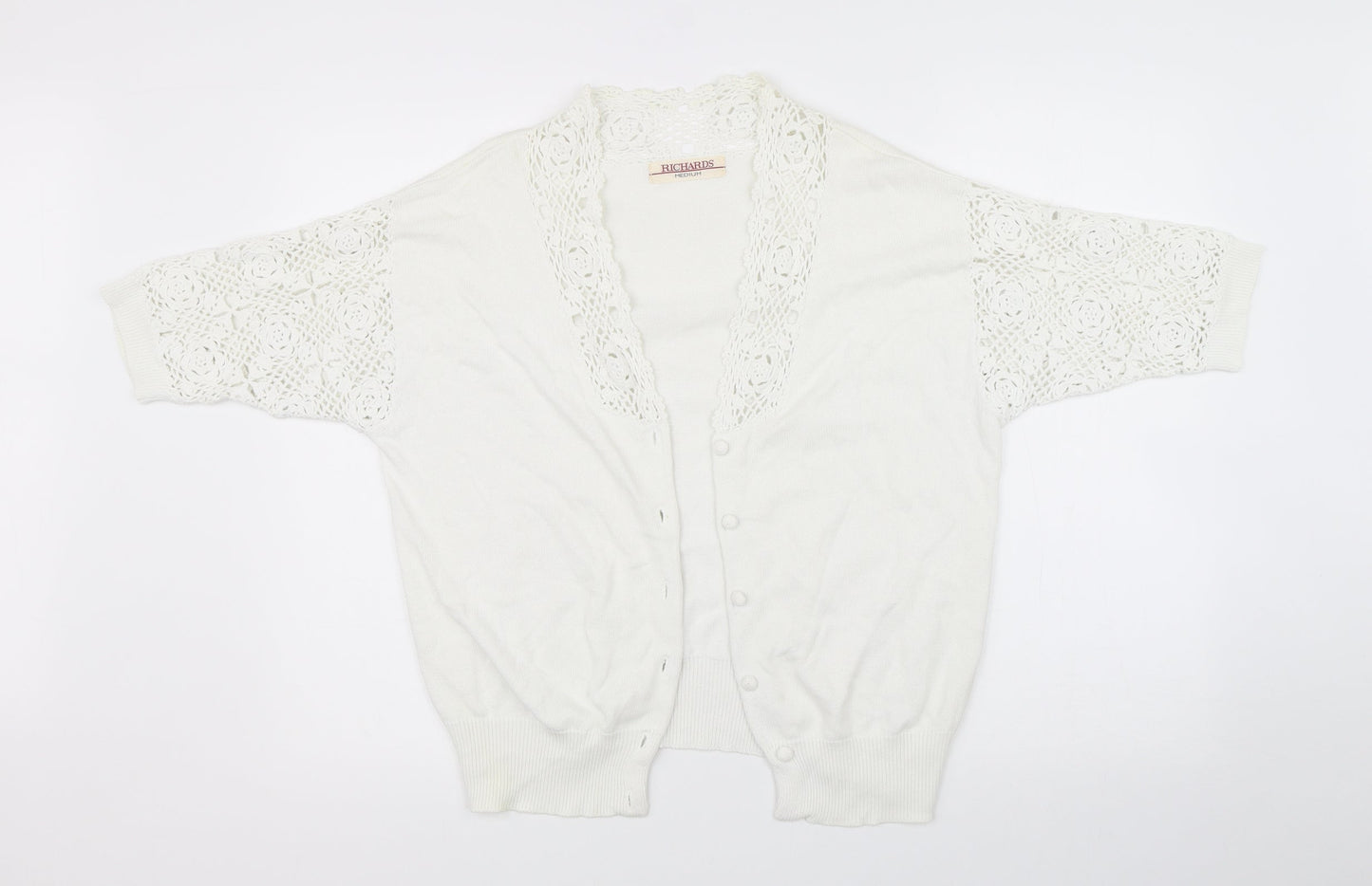 Richards Womens White   Pullover Jumper Size M