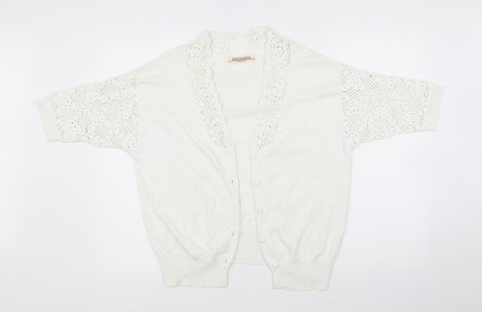 Richards Womens White   Pullover Jumper Size M
