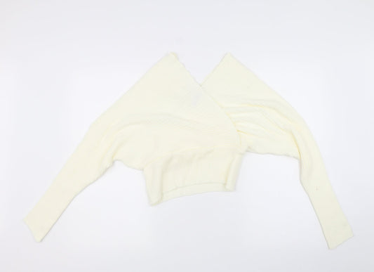 PRETTYLITTLETHING Womens White   Pullover Jumper Size S