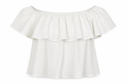 Stradavarius Womens White   Basic Blouse Size S