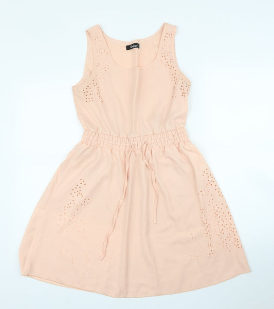 Ruiyige Womens Pink   A-Line  Size M