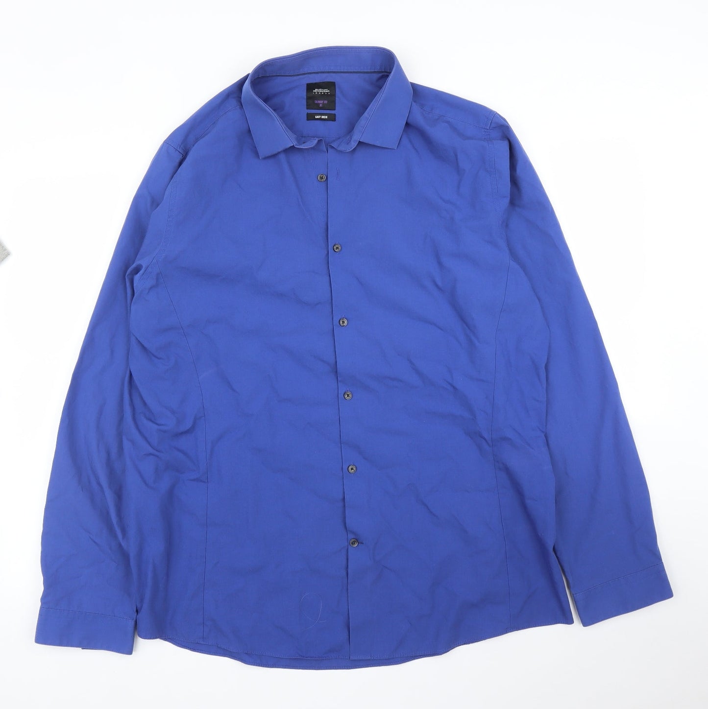 Burton Mens Blue    Button-Up Size XL