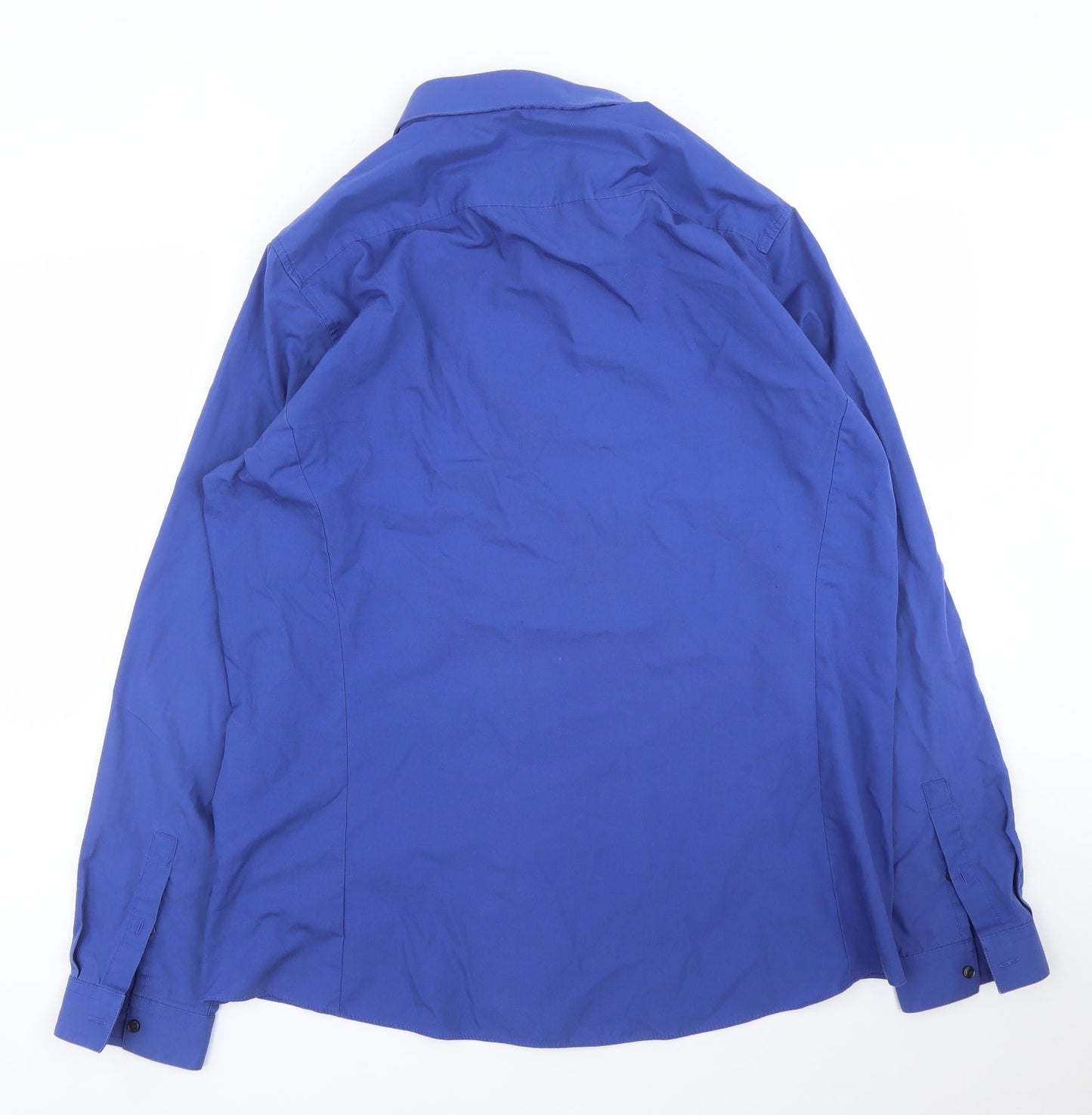 Burton Mens Blue    Button-Up Size XL