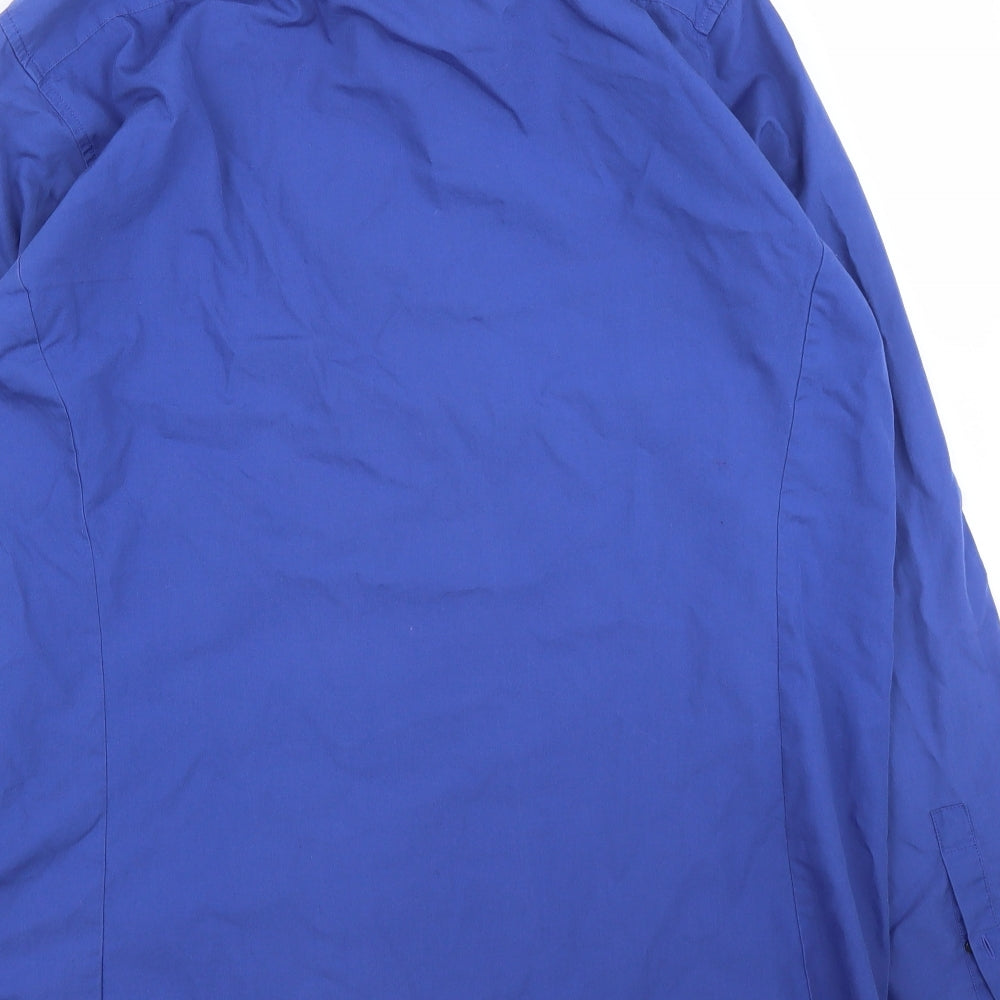 Burton Mens Blue    Button-Up Size XL