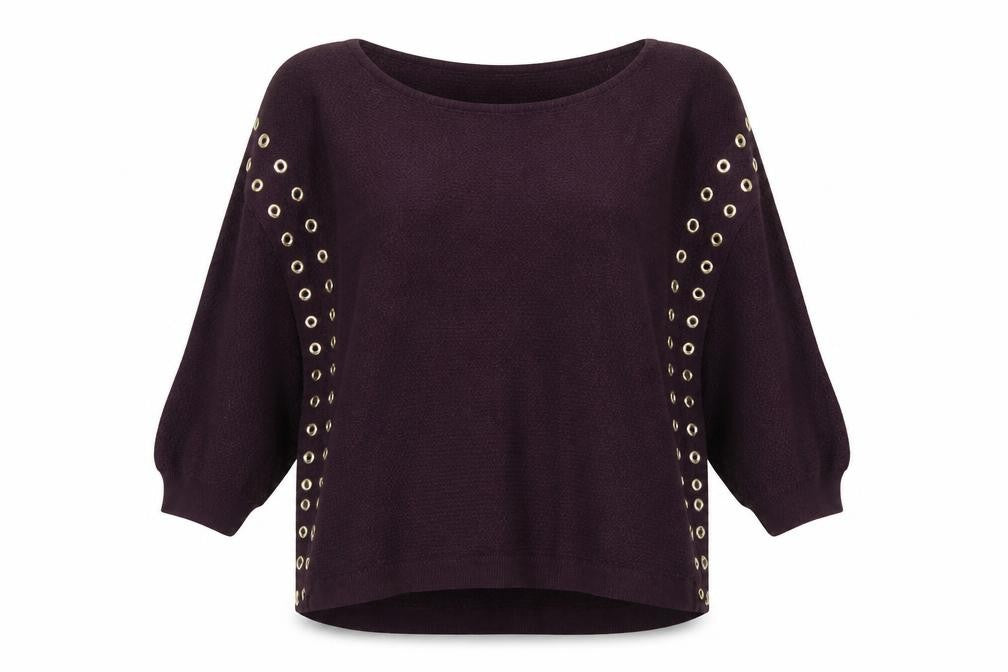 Warehouse Womens Purple   Pullover Jumper Size 6
