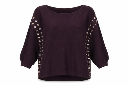 Warehouse Womens Purple   Pullover Jumper Size 6