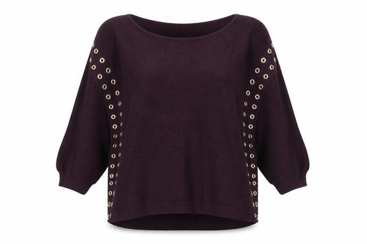 Warehouse Womens Purple   Pullover Jumper Size 6