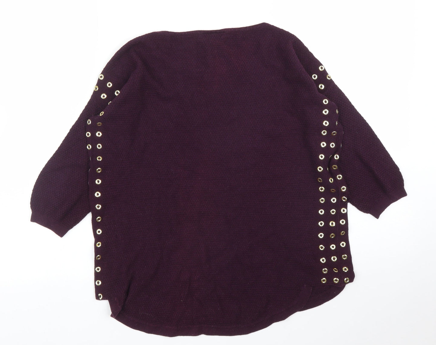 Warehouse Womens Purple   Pullover Jumper Size 6