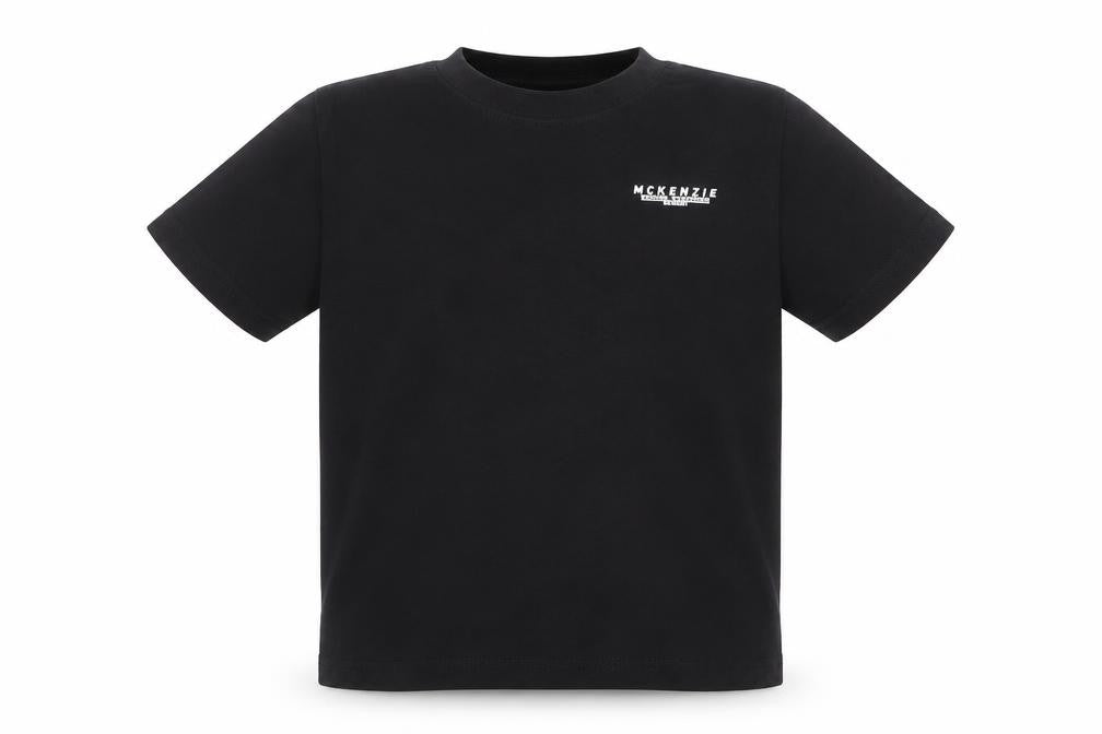 Mackenzie Boys Black   Basic T-Shirt Size 7 Years