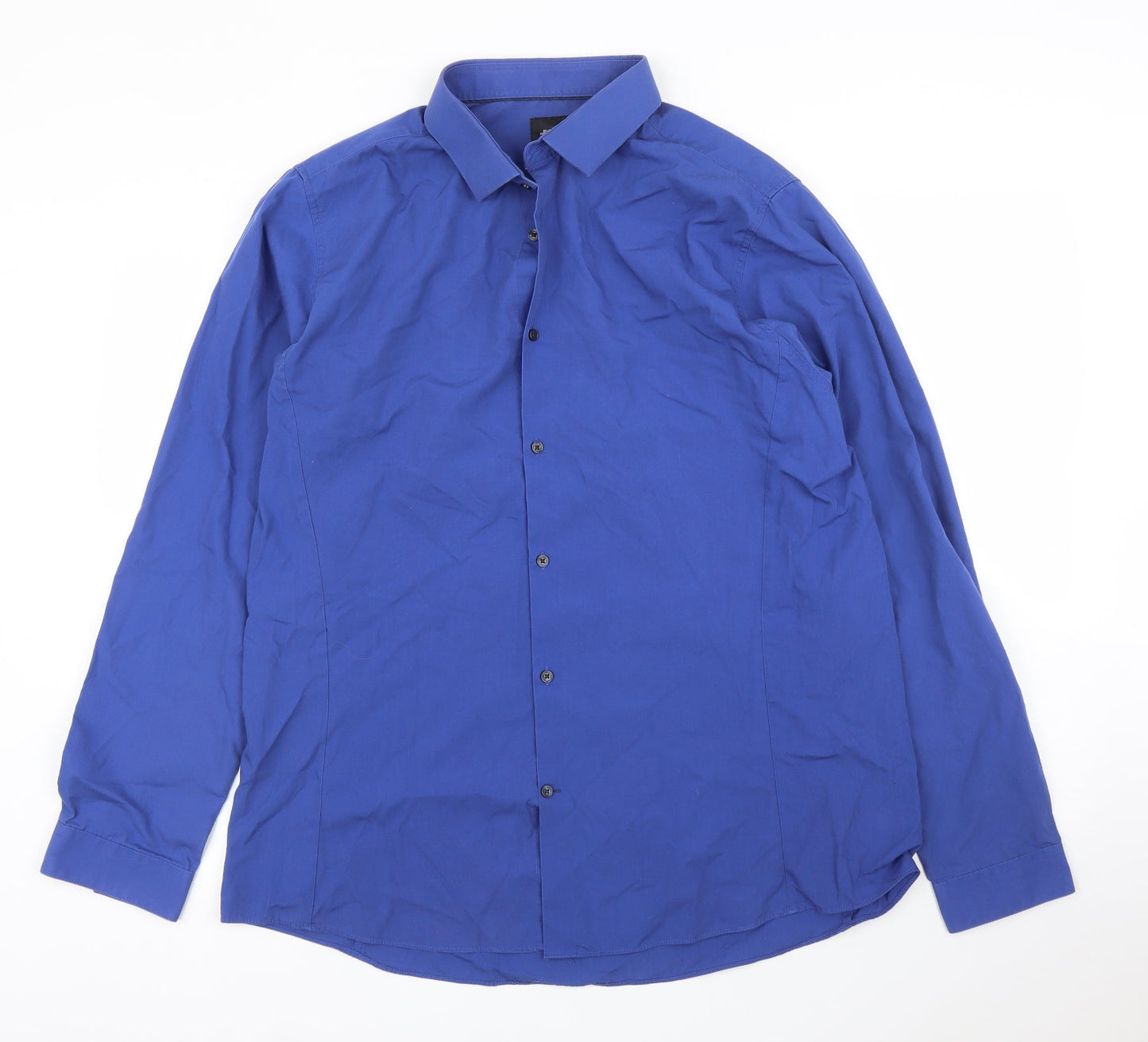 Burton Mens Blue    Button-Up Size XL